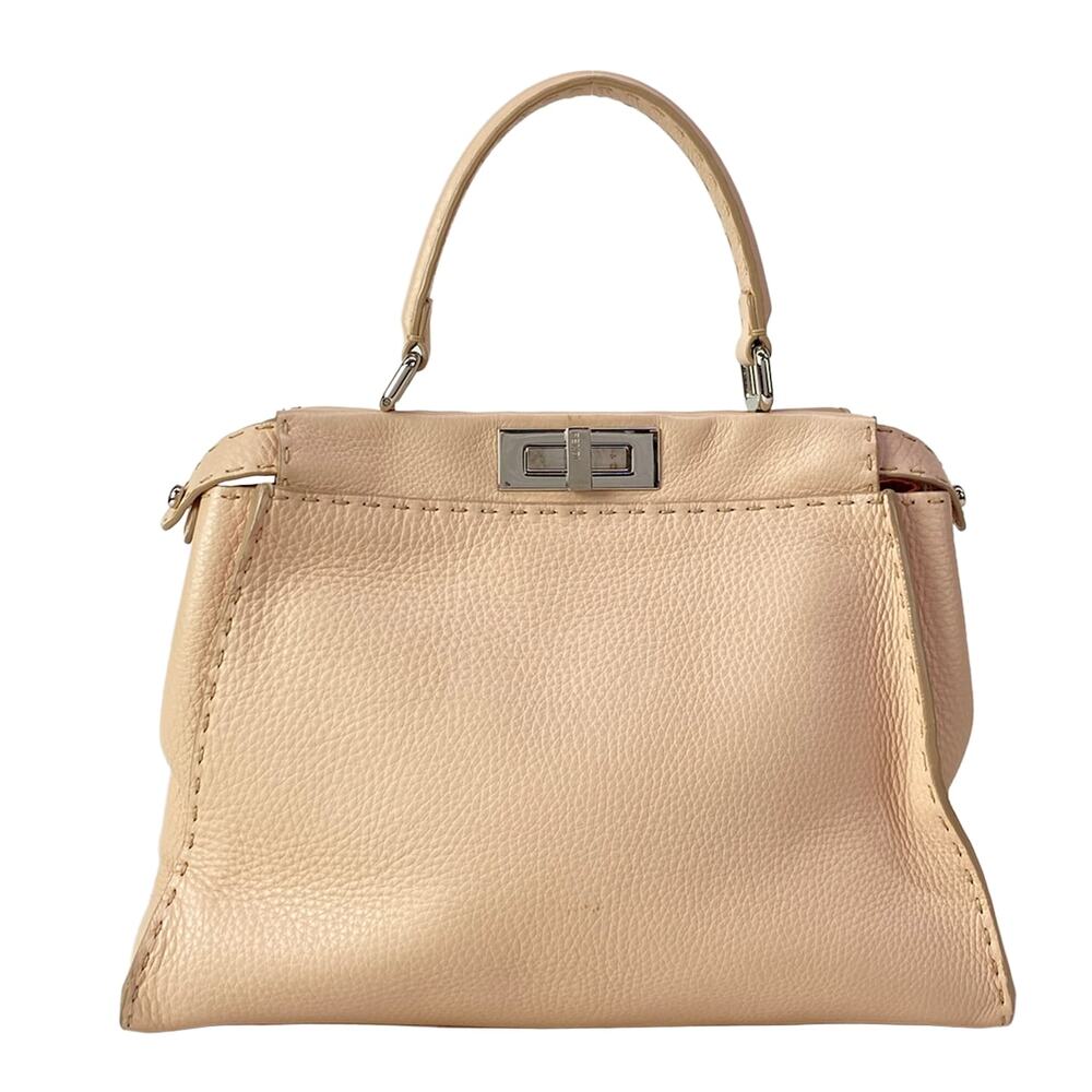 Fendi Peekaboo Iconic Medium/Selleria Handbag 8BN226